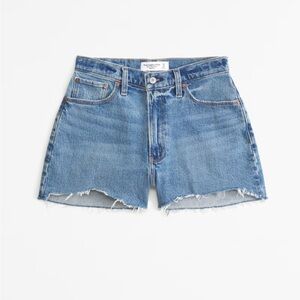Abercrombie & Fitch Curve Love 4” High Rise Mom Short Size 6/28